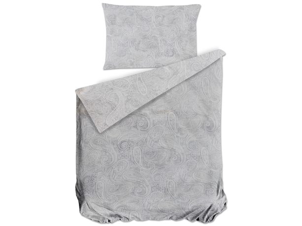 Bierbaum povlečení bavlněný satén 3684 Paisley Grey