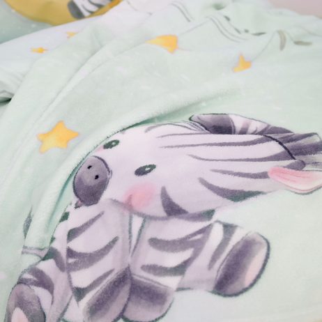 Dečka pro miminka Zebra 75x100 cm