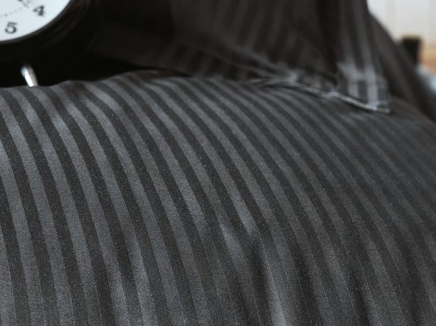 Cottonbox povlečení bavlněný satén Stripe black