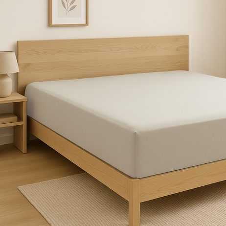 Prestieradlo Vandyck Jersey Supreme XXL 200-210x220 cm Stone