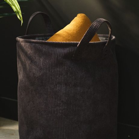 TODAY textilní koš Ø 40x45 cm Cozy Fusain