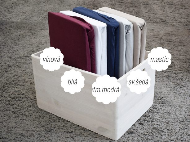 Bierbaum jersey prostěradlo vínová