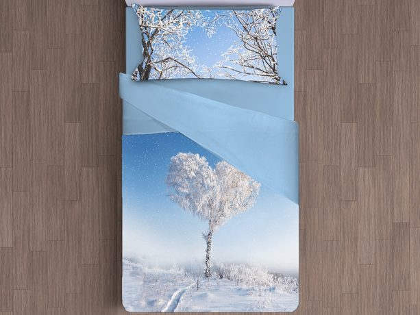 3D italské povlečení 100% bavlna Love tree