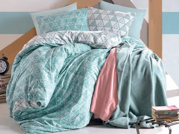 HOMEVILLE.cz - Cottonbox povlečení 100% bavlněné renforcé Sole Mint -  Cottonbox - Bavlna hladká LUX - Povlečení - trendy living