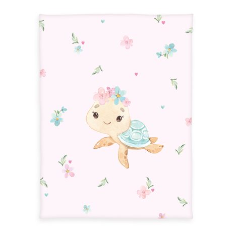 Dečka pro miminka Želvička 75x100 cm