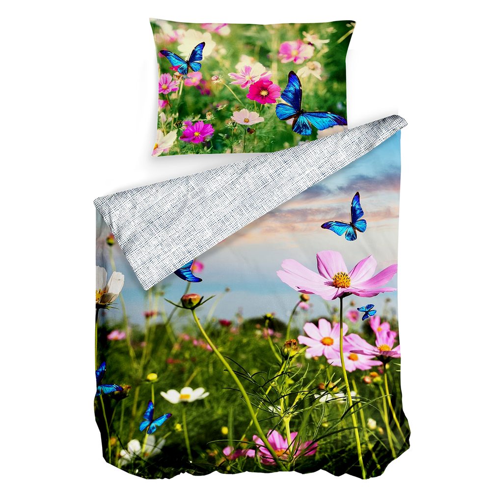 Gipetex Natural Dream 3D talianská obliečka 100% bavlna Garden - 140x200 / 70x90 cm