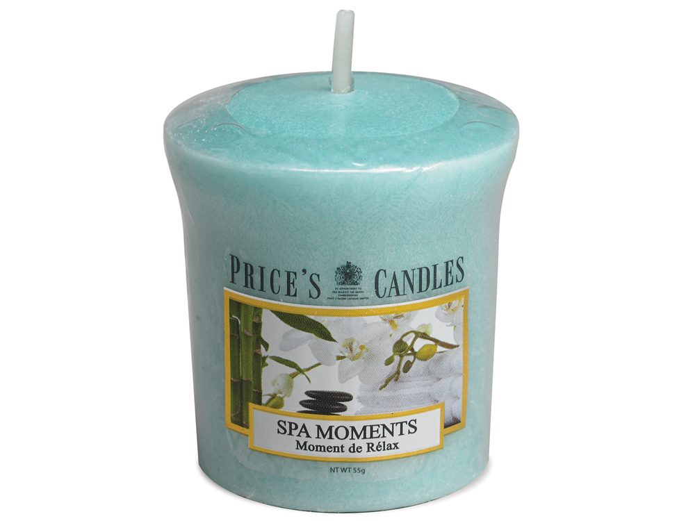 Price´s FRAGRANCE votivná sviečka Spa Moments - horenie 15h