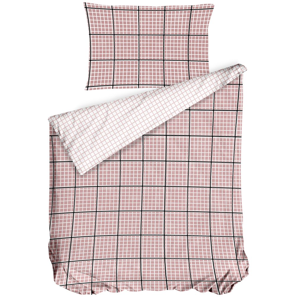 E-shop Cottonbox obliečka 100% bavlnené renforcé Rony pink - 140x200 / 70x90 cm