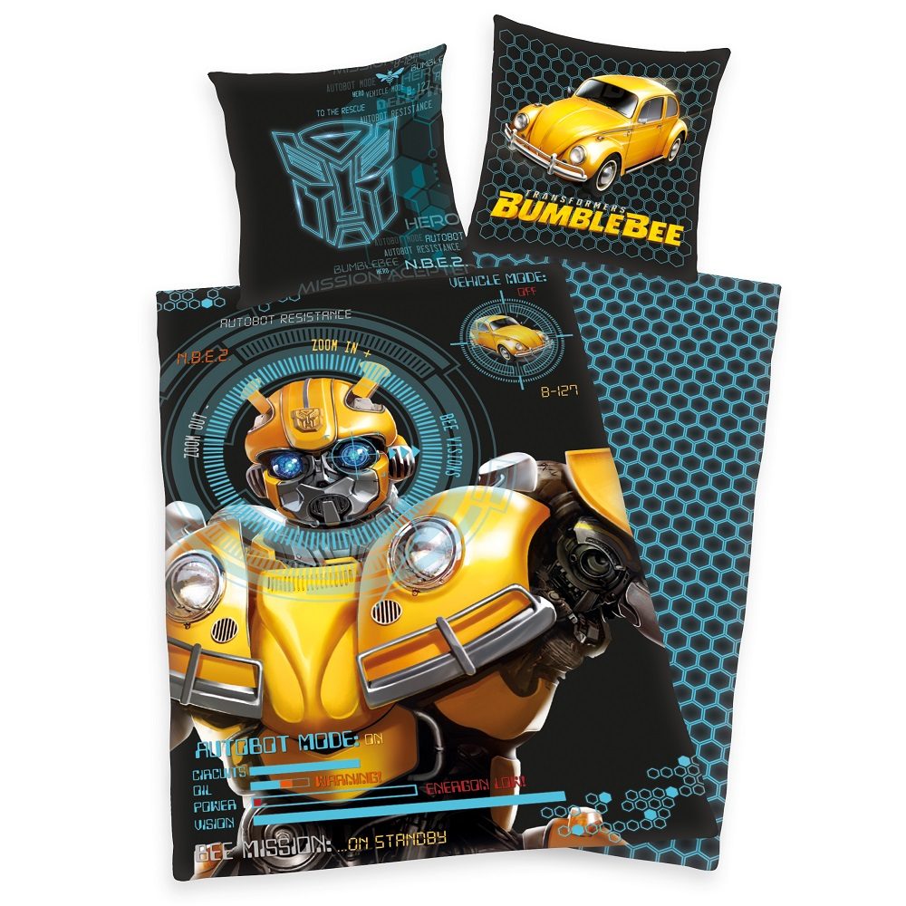 Herding povlečení Transformers - Bumblebee 135x200/80x80 cm