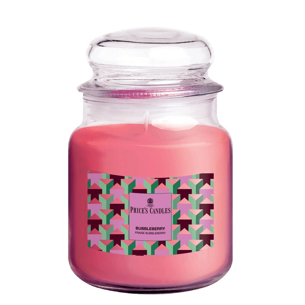 Price´s Price's MIDI vonná svíčka ve skle Bubbleberry - hoření 80h