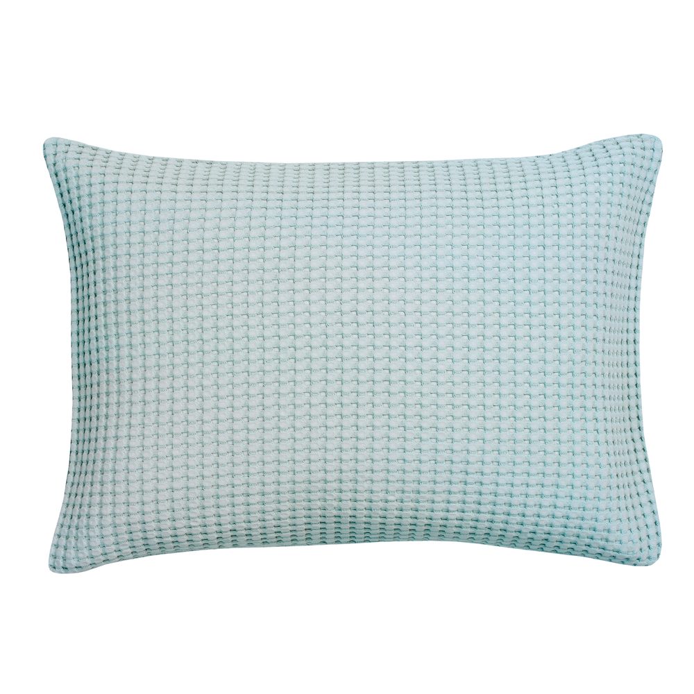E-shop Vandyck Luxusná obliečka na vankúš Home Piqué waffle 40x55cm China blue - sv. modrá
