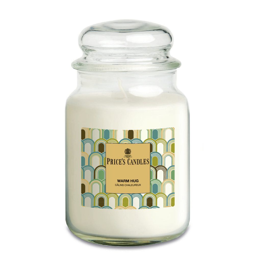 Price´s Price's MAXI vonná svíčka ve skle Warm Hug - hoření 130h