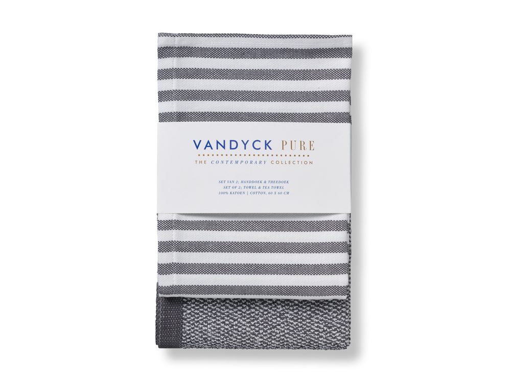 Vandyck Sada utierok na riad 2ks 60x60 cm Off black