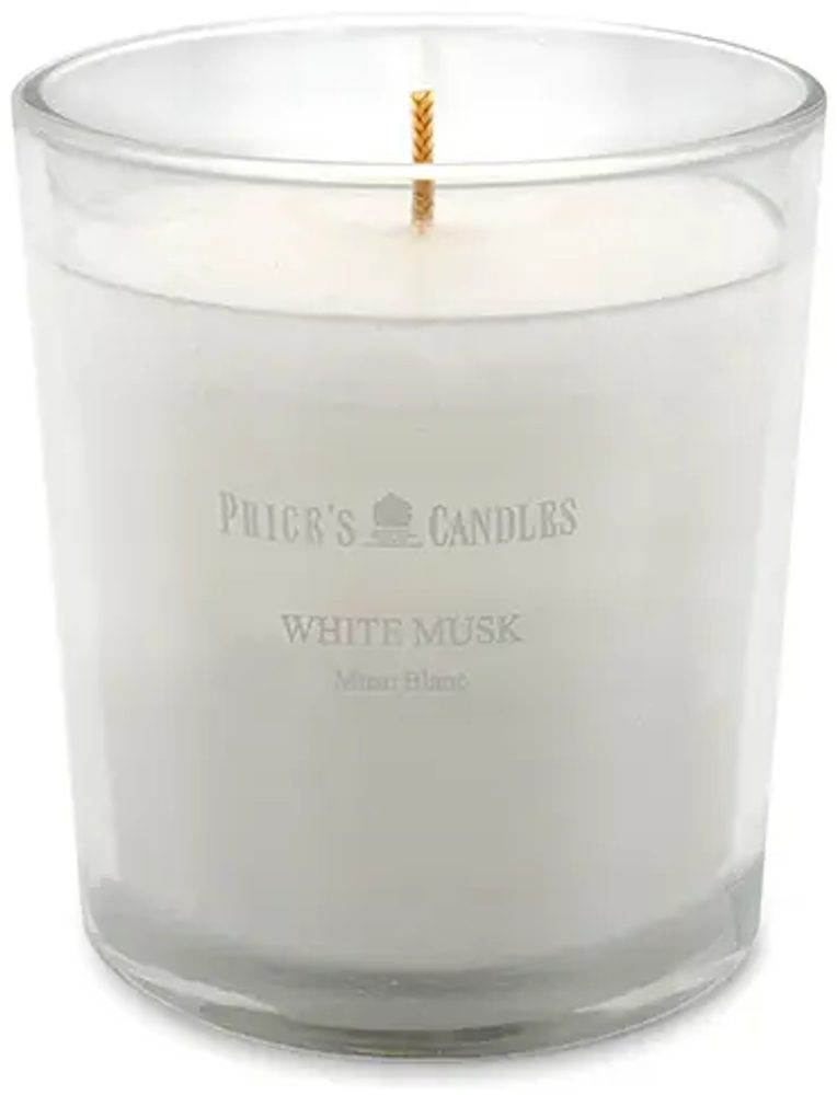 Price´s FRAGRANCE vonná sviečka v skle White Musk - horenie 45h