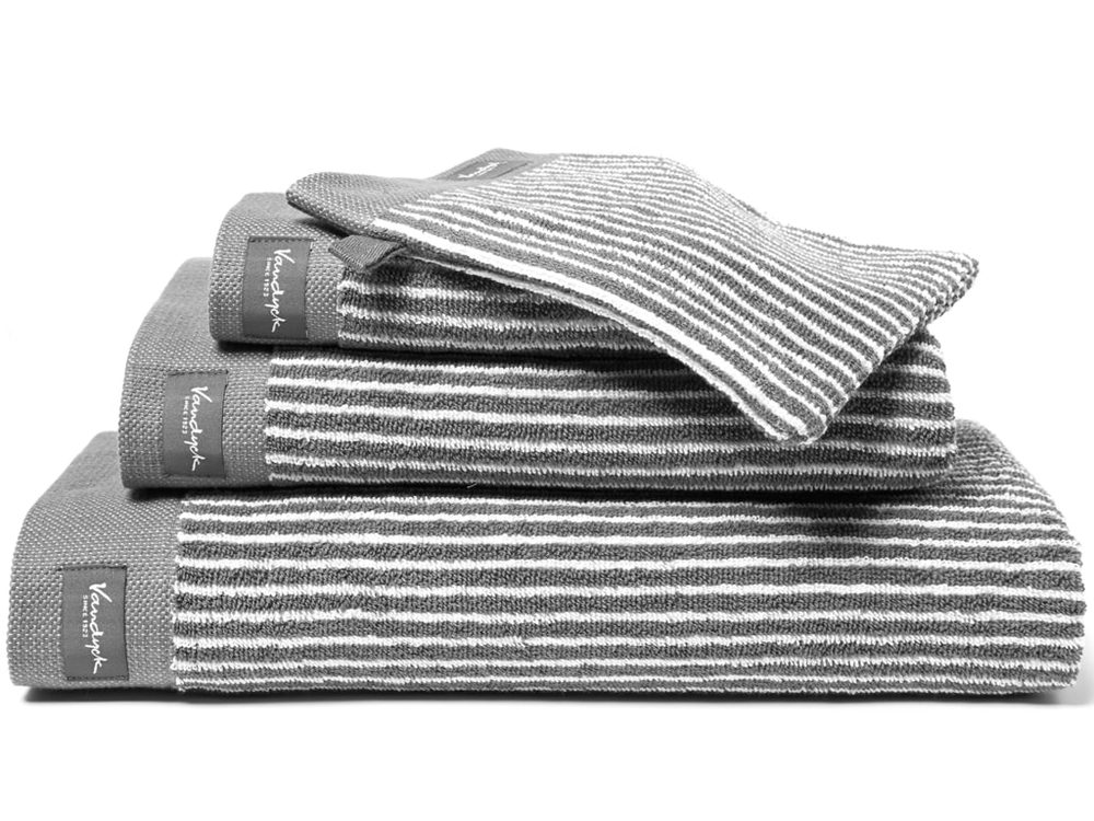 Vandyck uterák Home Petit Ligne Mole grey - sivá - 60x110 cm