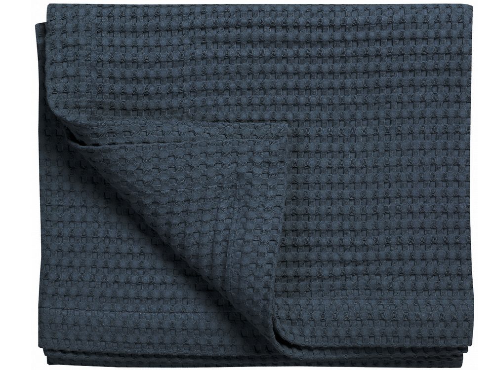 Vandyck Luxusný prehoz na posteľ Home Piqué waffle Nightblue - 160x250 cm