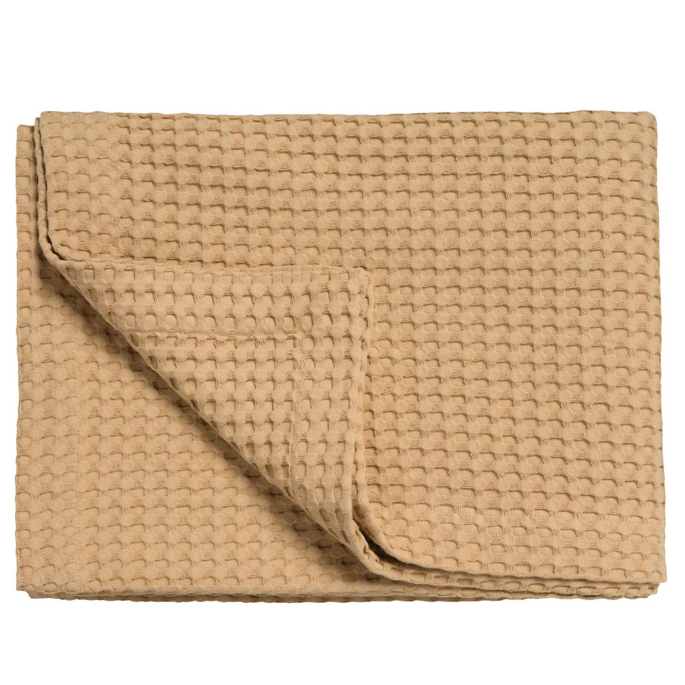 Vandyck Luxusný prehoz na postel' Home Piqué waffle Toffee - karamel - 270x250 cm