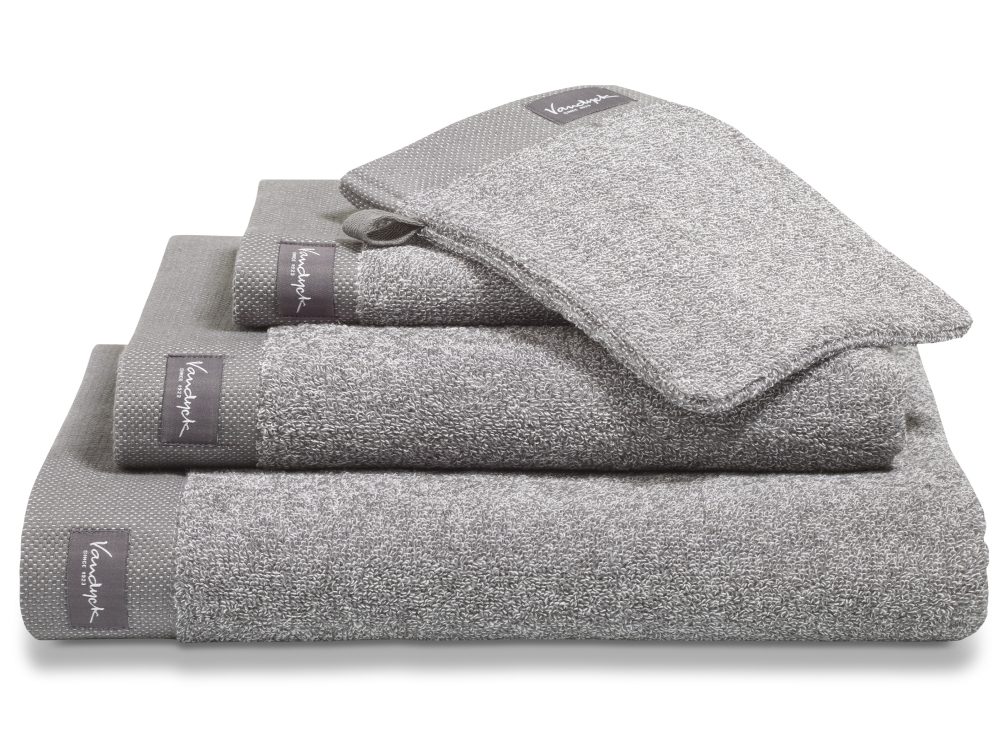 Vandyck uterák Home Mouline Mole grey - 60x110 cm
