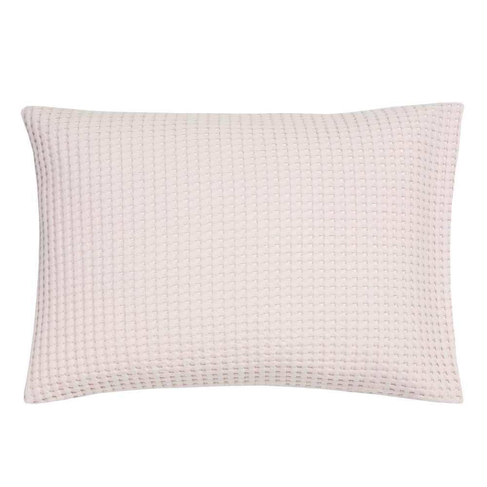 E-shop Vandyck Luxusná obliečka na vankúš Home Piqué waffle 40x55cm Powder - púdrová