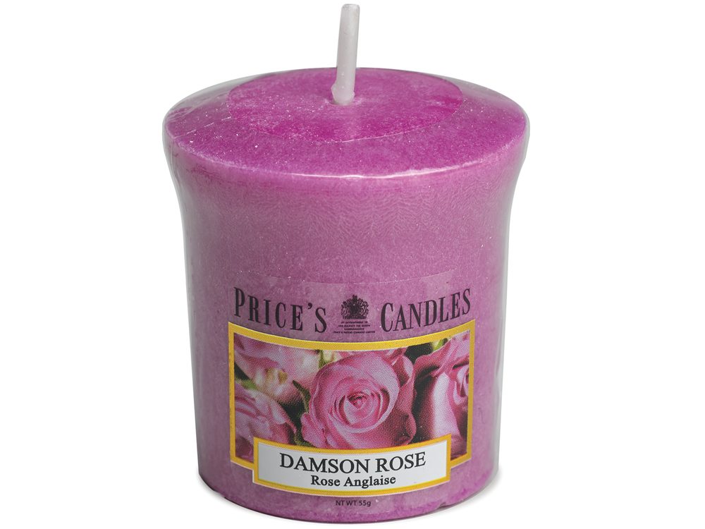 Price´s FRAGRANCE votivná sviečka Purpurová ruža - horenie 15h