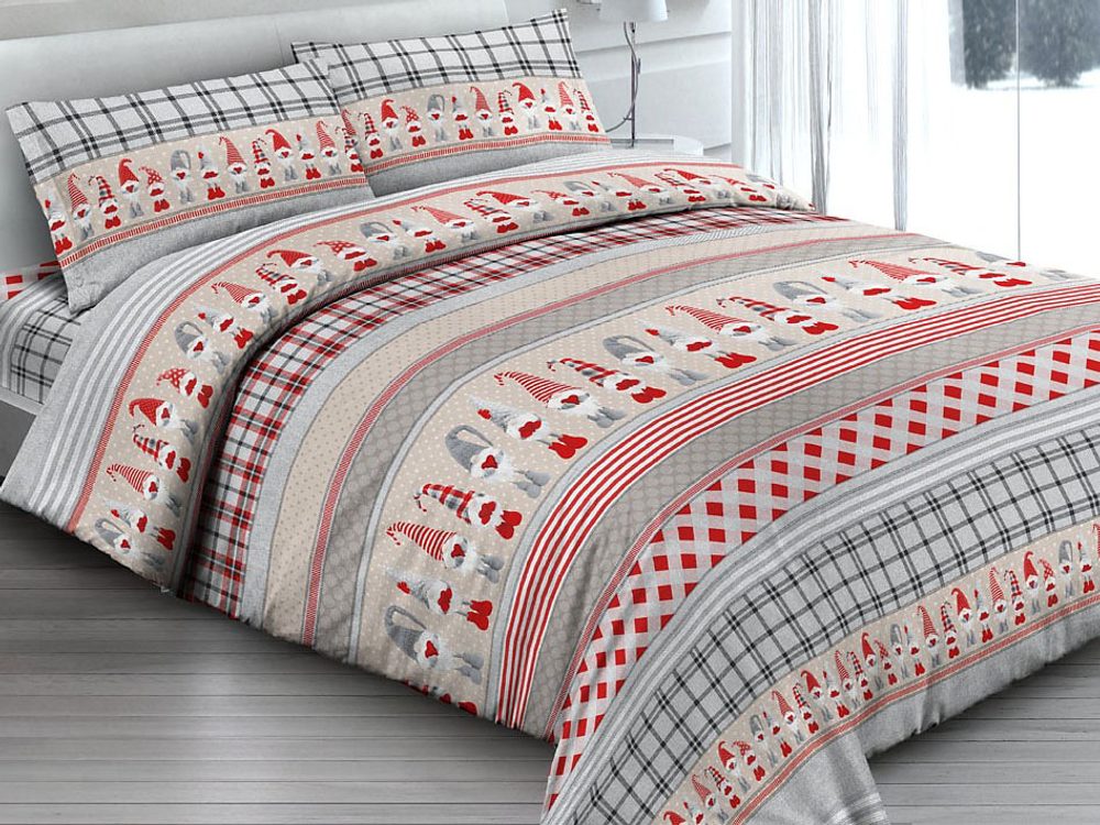 Gipetex Natural Dream Talianská obliečka 100% bavlna Folletti - 220x200 / 2x70x90 cm