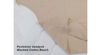 Luxusná bavlnená obliečka VANDYCK Washed Cotton Stone