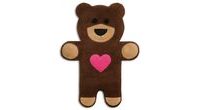 LESCHÍ Hřející polštářek Teddy 36x26cm hnědá