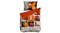 3D talianská obliečka 100% bavlna Canella pomaranč & klinčeky