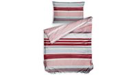 Bierbaum obliečka bavlnený satén 6699 Stripe Berries 140x200/70x90 cm
