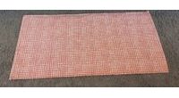 TODAY TERRA ROSA koberec 60x120 cm červené štvorce