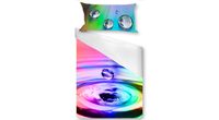 3D talianská obliečka 100% bavlna Water rainbow