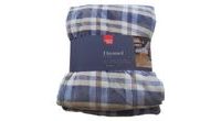 Pléd Mistral Home Flannel printed Navy check modrá 150x200 cm