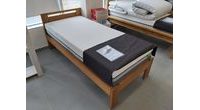 Dubová postel Mono Klasik 4 cm masiv rustik - olej Dark Oak