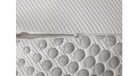 Anatomický vankúš z latexovej peny DREAMPUR® grey dots profilovaný