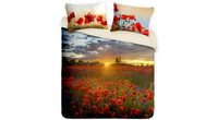 3D talianské obliečky 100% bavlna Papaveri