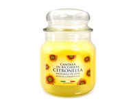 Citronella vonná sviečka ve skle s víkom - horenie 65h