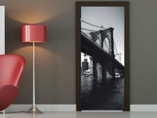 1Wall fototapeta Brooklynský most a NY 95x210 cm