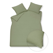 Luxusná bavlnená obliečka VANDYCK Washed Cotton Smoke Green