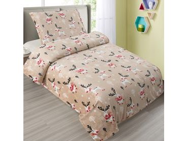 Homeville obliečky mikroplyš Rudolf 140x200/70x90 cm