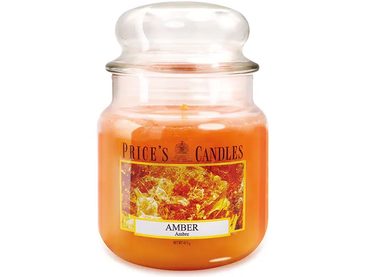 PRICE´S MIDI sviečka v skle Amber - horenie 90h