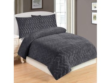 Homeville obliečky mikroplyš Structure Vlna 140x200/70x90 cm