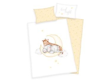 Obliečky pre bábätká Spánok na Mesiaci 100x135/40x60cm