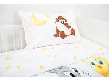 Flanelové obliečky pre bábätká Dinos 100x135/40x60cm