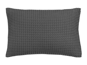 Vandyck Luxusná obliečka na vankúš Home Piqué waffle 40x55cm Off black