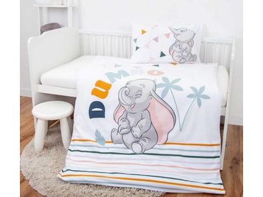 Flanelové obliečky pre bábätká Dinos 100x135/40x60cm