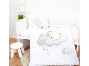 Flanelové obliečky pre bábätká Dinos 100x135/40x60cm