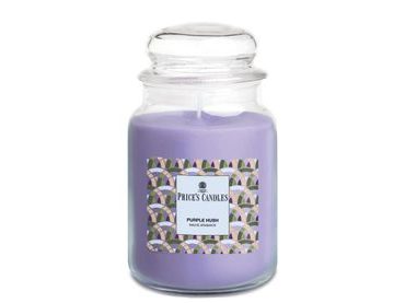 Price's MAXI vonná svíčka ve skle Purple Hush - hoření 130h