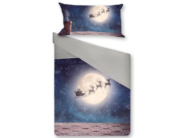 3D talianská obliečka 100% bavlna Christmas night