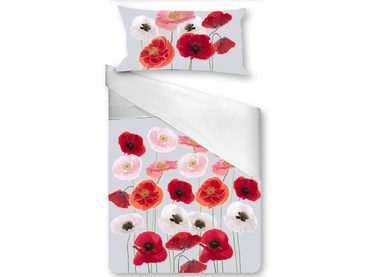 3D talianské obliečky 100% bavlna Poppies