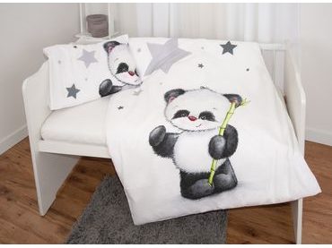 Flanelové obliečky pre bábätká Dinos 100x135/40x60cm